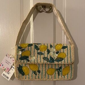 VIRAL LEMON STRIPED BRADED BAG 🍋